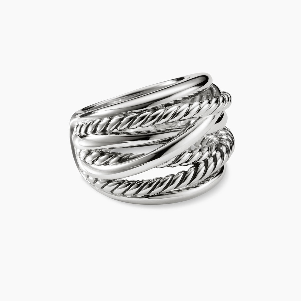 David Yurman cable ring size 7 sterling silver